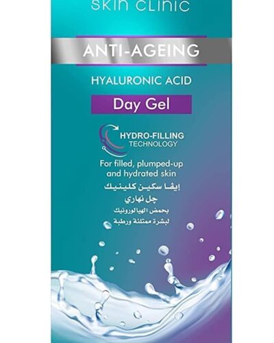 كريم مرطب جل نهاري بحمض الهيالورونيك من ايفا 45 مل