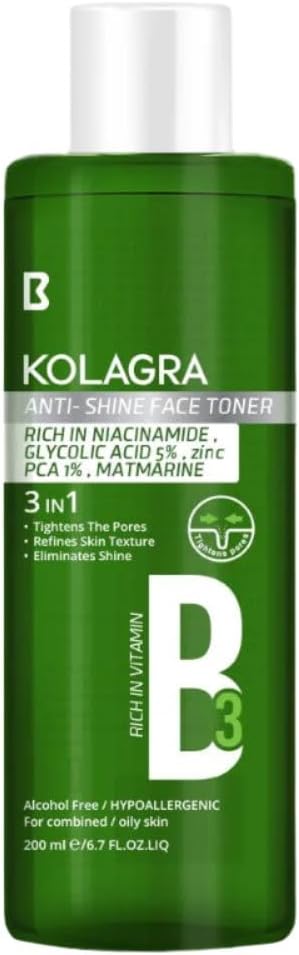 Kolagra Anti-Shine Face Toner 200ml