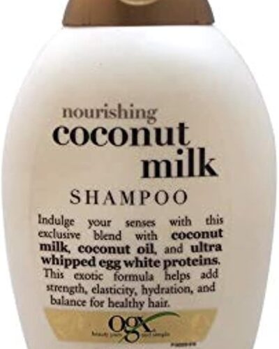 شامبو أو جي إكس Quenching + Coconut Curls لترطيب الشعر الكيرلي وتعزيز التموجات